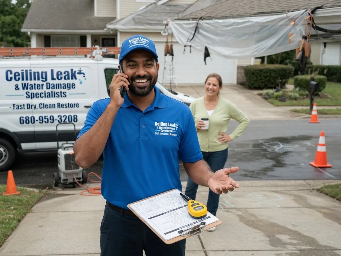 Ceiling Leak Cleanup Paeonian Springs, VA FAQs